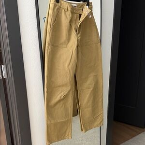 NEW Barrel leg cargo Pants in Khaki by Nati